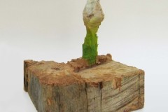 Holzobjekt Eiche / Breite 25cm, Tiefe 25cm, Höhe 30cm
