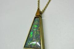 Anhänger Gelbgold 916 / Opal