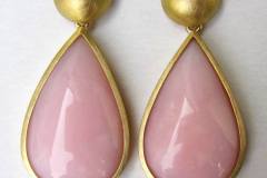 Ohrhänger Gelbgold 750 / Pinkopal