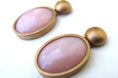 Ohrhänger Gelbgold 750 / Pinkopal