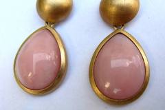 Ohrhänger Gelbgold 750 / Pinkopal