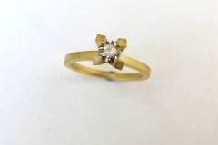 Ring Gelbgold 750 / Brillant