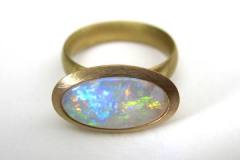 Ring Gelbgold 750 / Opal