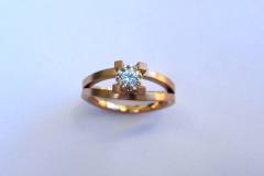 Ring Gelbgold 750 / Brillant