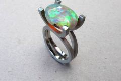 Ring Platin 950 / Opal